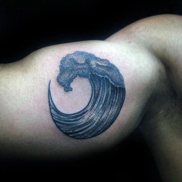 Frothing Surf Tattoo Male Arms