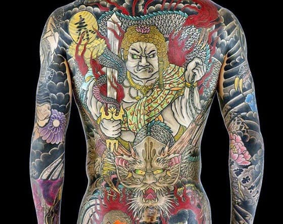 Full Back Amazing Mens Fudo Myoo Japanese Tattoo Designs