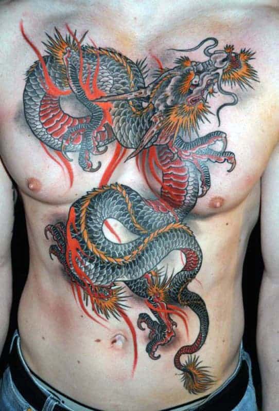 full-chest-masculine-guys-chinese-dragon-tattoo-ideas