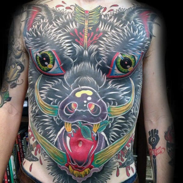 Tattoo uploaded by Harley Akers tattoos  Boar skull tattoo  Tattoodo
