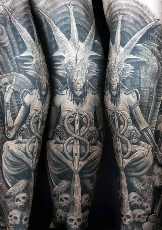 35 Best Satanic Tattoo Design Ideas and Meaning 2023 Updated  Saved  Tattoo