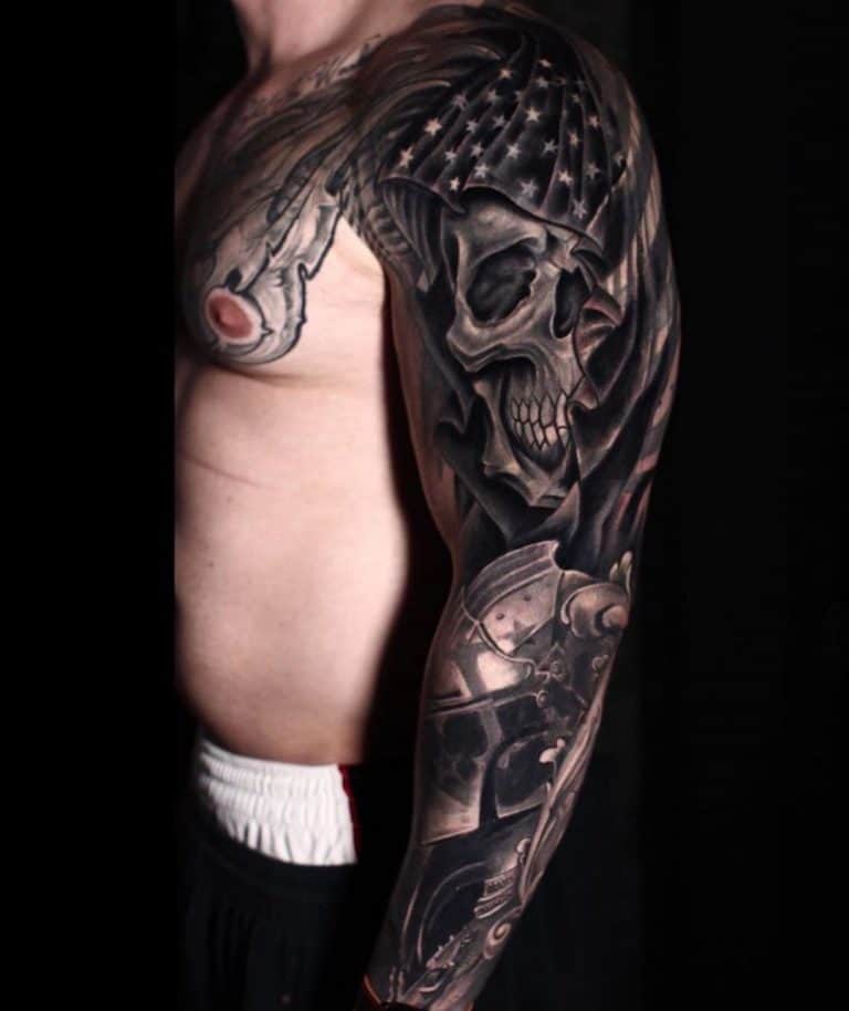 Top 51 Best Black Arm Tattoo Ideas [2021 Inspiration Guide]