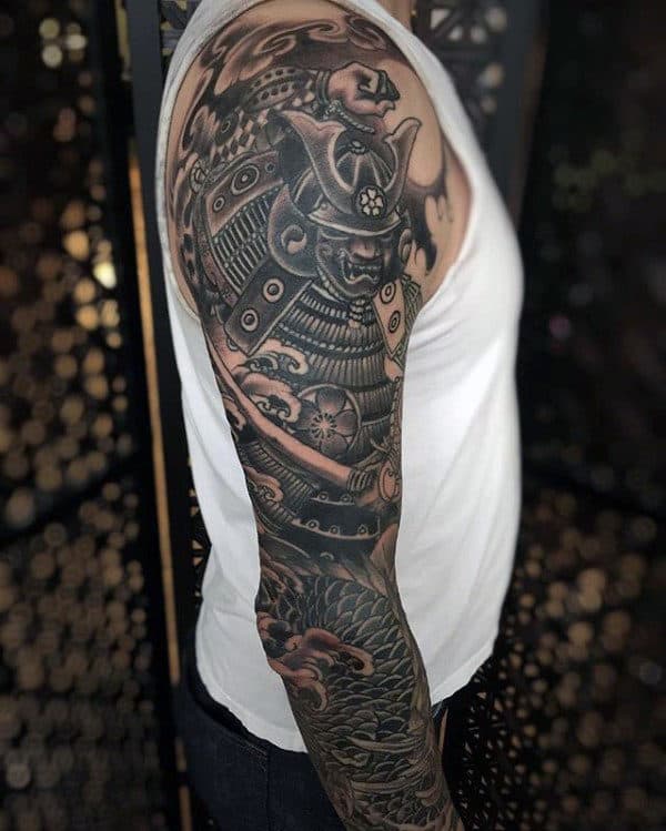 Samurai tattoo by Florin Ianole  Samurai tattoo Samurai tattoo design  Tattoos