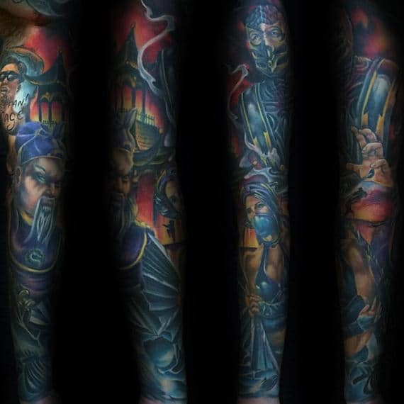 70 Mortal Kombat Tattoos For Men  Gaming Ink Design Ideas  Mortal kombat  tattoo Tattoos for guys Realistic tattoo sleeve