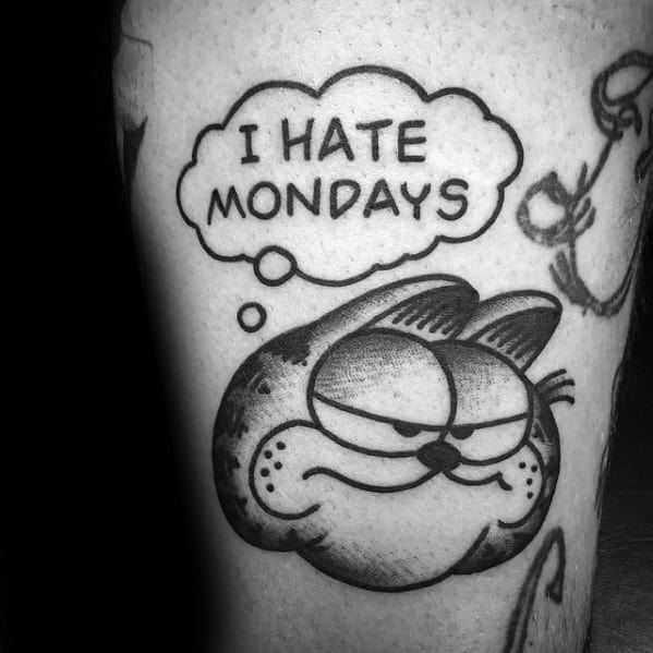 Garfield Male Tattoos