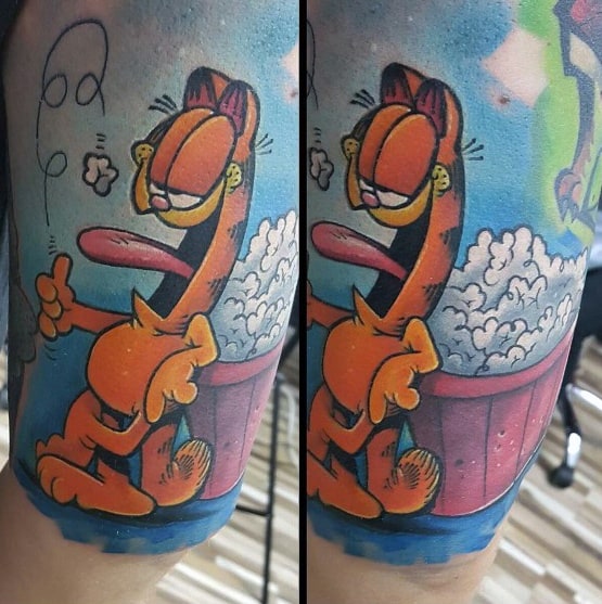 Garfield Themed Tattoo Ideas