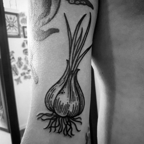 Garlic Tattoo For Guys