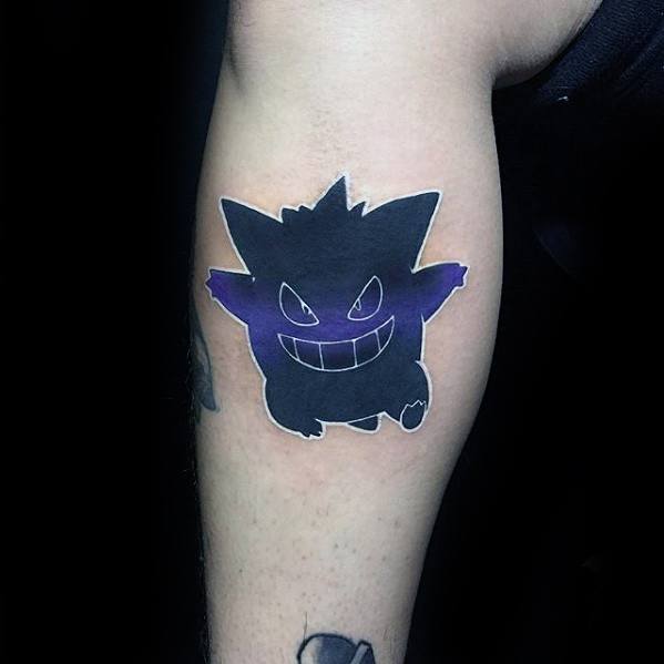 Gasly Pokemon Leg Gamer Guys Tattoo