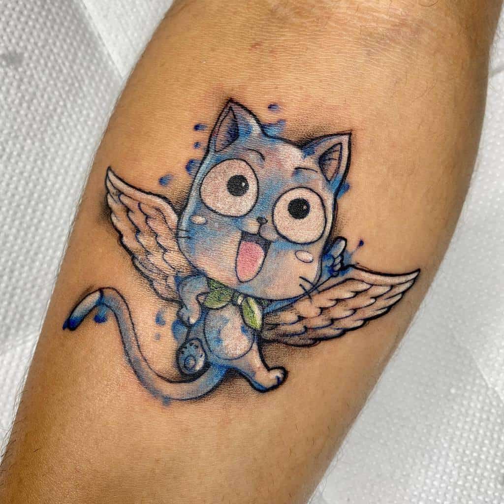 Geek Anime Fairytail Tattoo Tatuinque