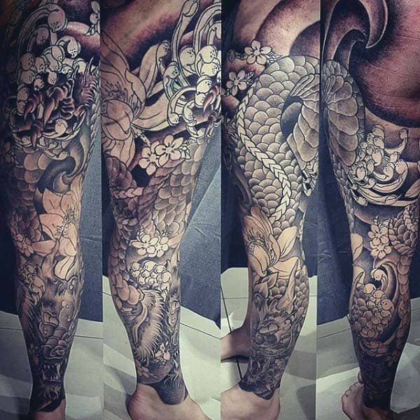 101 Best Japanese Half Leg Tattoo Ideas That Will Blow Your Mind  Outsons