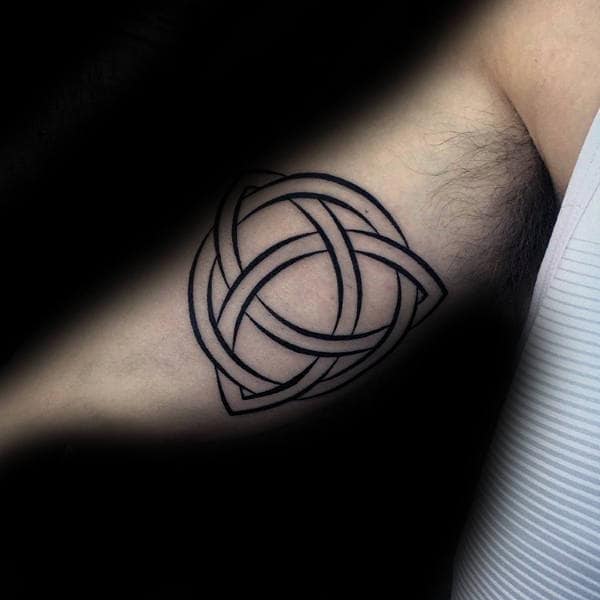 Custom Triquetra Celtic Knot for a local brother's first tattoo. Thank... |  TikTok