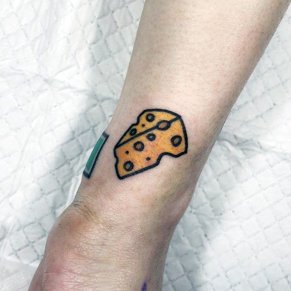 Gentleman With Cheese Tattoo