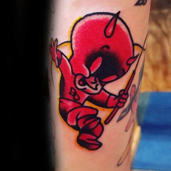 Gentleman With Daredevil Tattoo