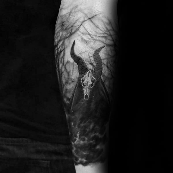 Raven and dark wood forearm tattoo  Forearm cover up tattoos Cool forearm  tattoos Forearm sleeve tattoos