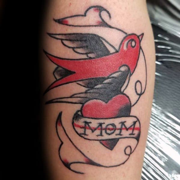 Unify Tattoo Company : Tattoos : Flower : Mom Heart