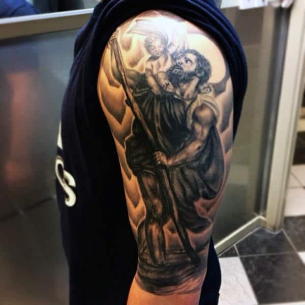 stchristopher in Tattoos  Search in 13M Tattoos Now  Tattoodo