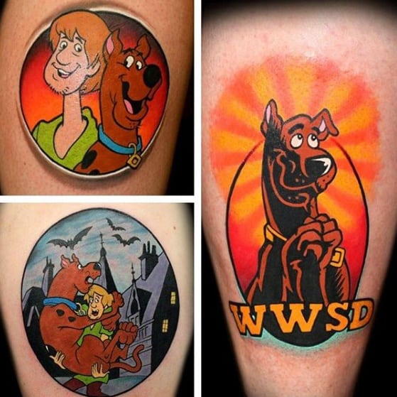 Gentleman With Scooby Doo Tattoo