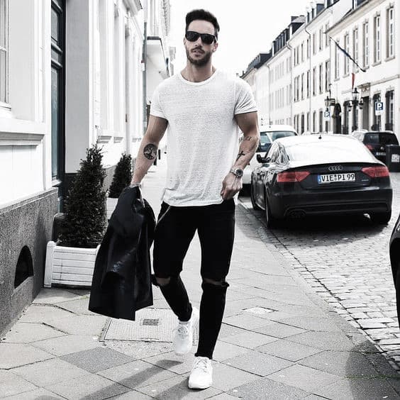 casual Scorch Complaint What To Wear With Black Jeans For Men - 50 Fashion Style Ideas