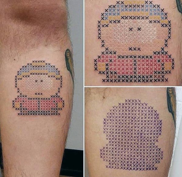 Gentleman With South Park Tattoo