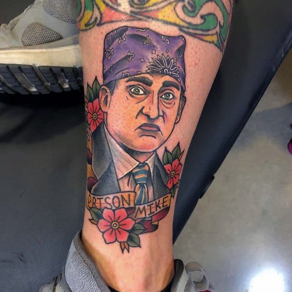 Gentleman With The Office Tattoo Prison Mike