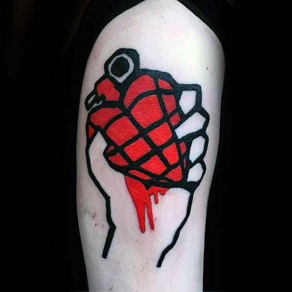 A Thin Line Tattoo on Instagram Adam did this Green Day tattoo What a  throwback Dont be an American idiot and get yourself on the books at