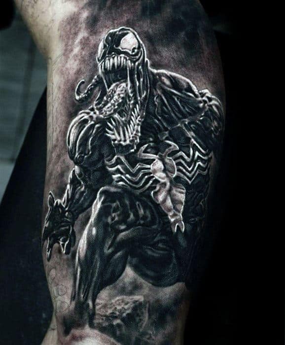 SpiderMan and Venom tattoo by Nikolay Dzhangirov  Post 28895