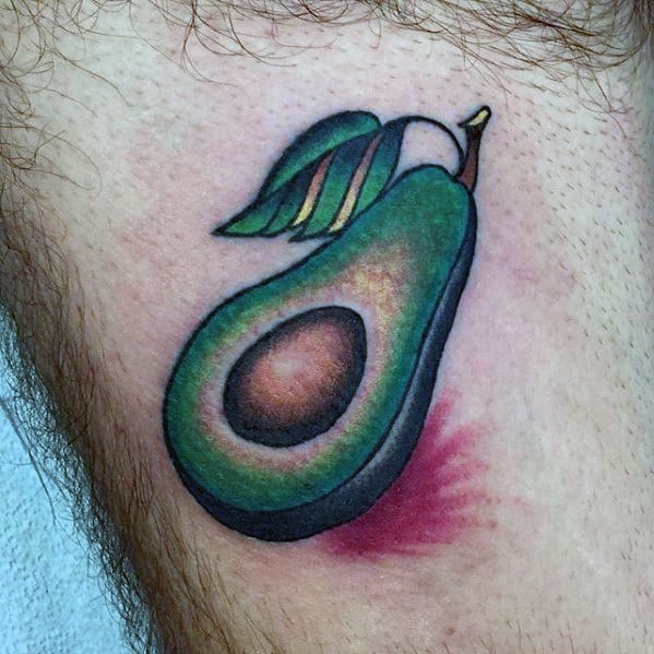 60 Avocado Tattoo Designs For Men Fruit Ink Ideas