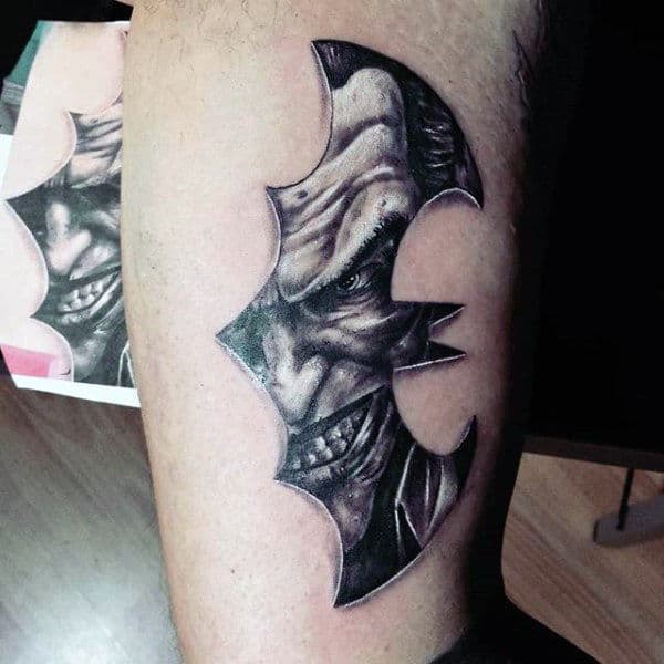 Gentlemens Batman Tattoo Designs