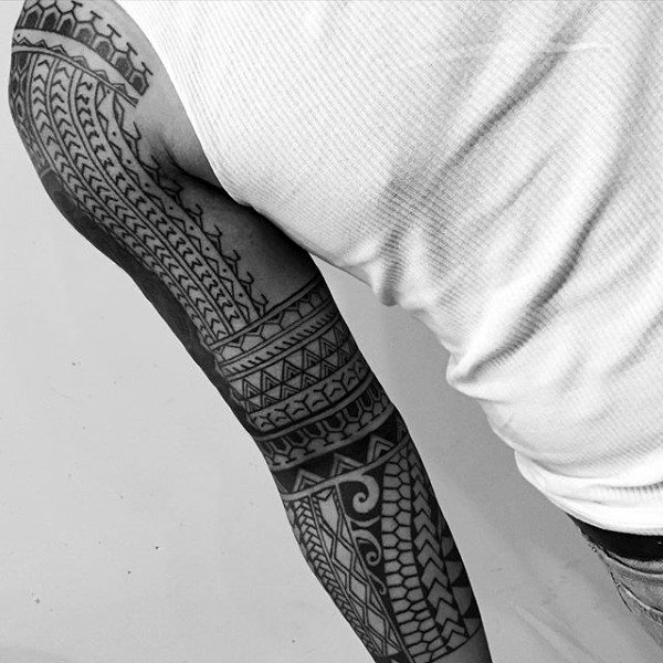 Gentlemens Tribal Tattoo Sleeves