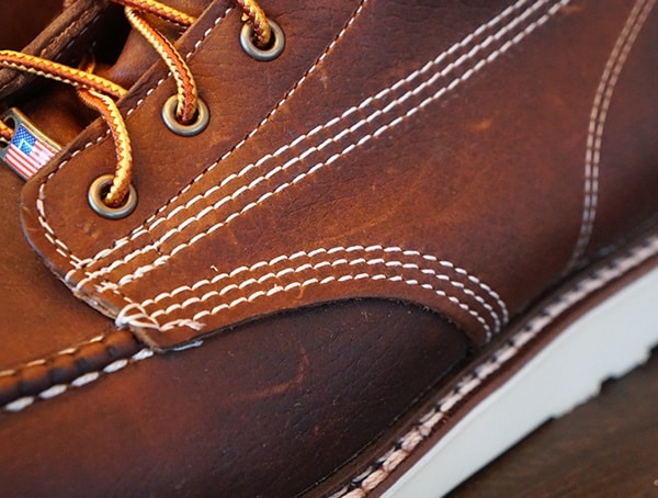 Genuine Leather Mens Usa Made Carolina 6 Inch Wedge Sole Work Boots