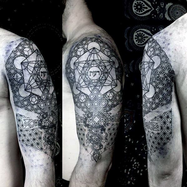 Geometric Arm Tattoo Ideas For Males