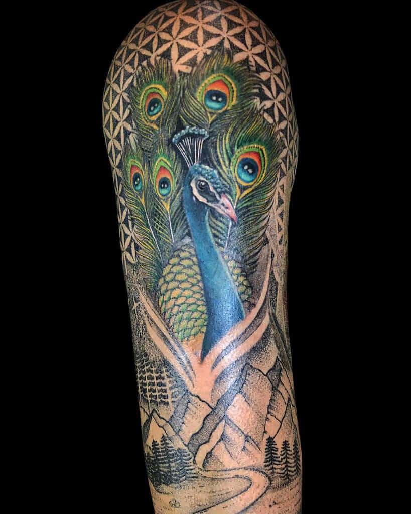 Top 50 Best Peacock Tattoos - [2022 Inspiration Guide] - Next Luxury