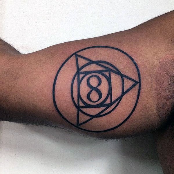 90 Circle Tattoo Designs For Men - Circular Ink Ideas