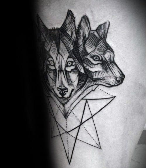50 Cerberus Tattoo Designs For Men  Three Head Dog Ideas