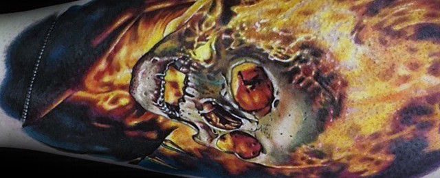 Ghost Rider by Steve Cornicelli TattooNOW
