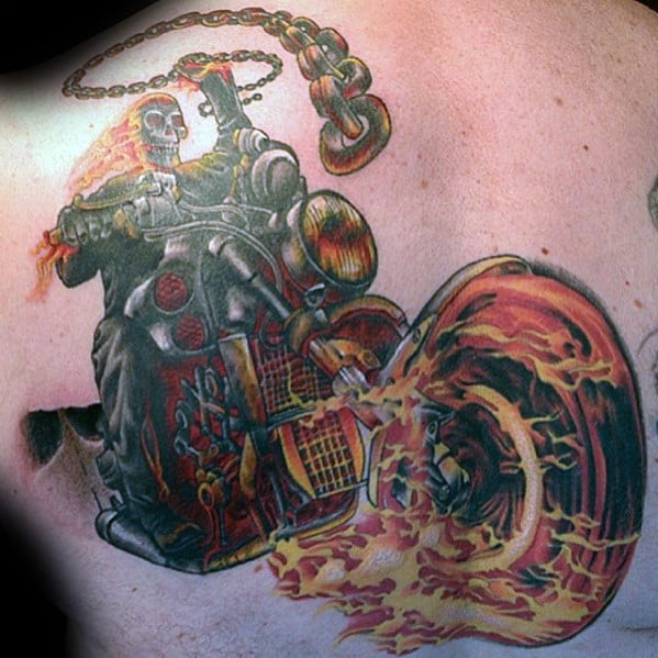 Sick Ghost Rider tattoo  YouTube