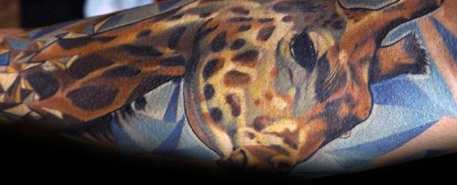 Tattoo tagged with: thigh, giraffe | inked-app.com