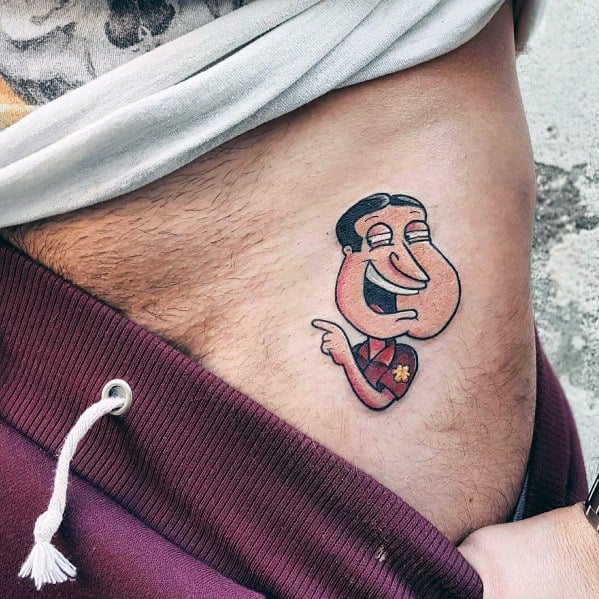 Glenn Quagmire Family Guy Themed Tattoo Ideas For Men