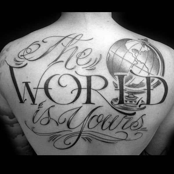 the world is yours tattoo drawingTikTok Search