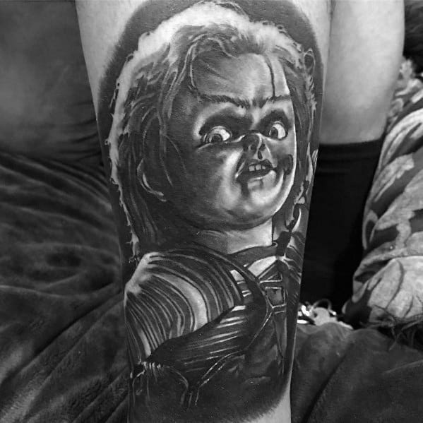 Good Chucky Tattoo Designs For Men