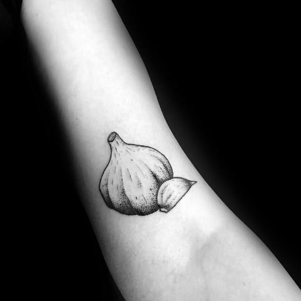 Good Garlic Tattoo Designs For Men