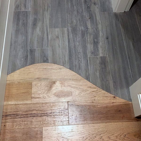 Wood Floor Transition Ideas, How To Transition Ceramic Tile Hardwood