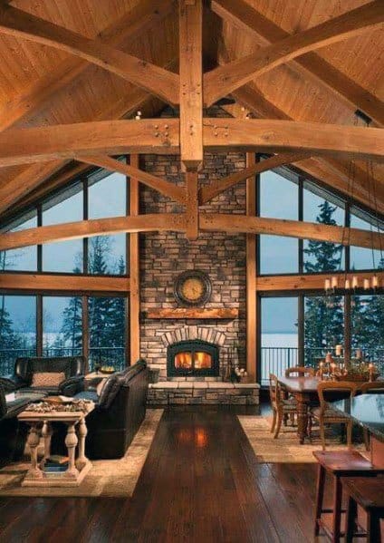 Good Ideas For Tall Wood Beam Vaulted Ceilings