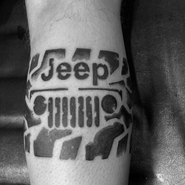 Good Jeep Tattoo Designs For Men