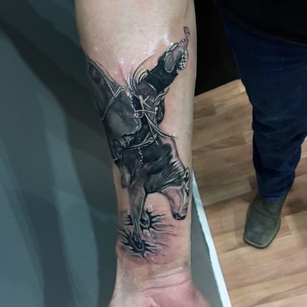 Good Rodeo Tattoo Designs For Men