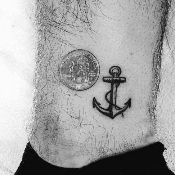 Good Simple Anchor Tattoo Designs For Men