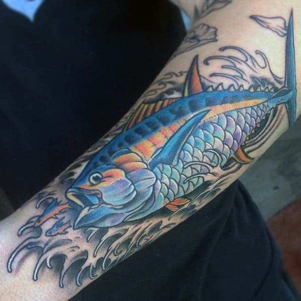 Good Tuna Tattoo Designs For Men