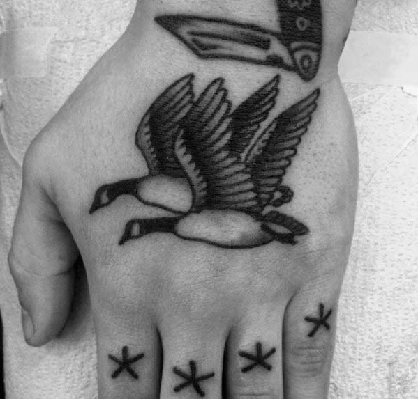 Goose Themed Tattoo Design Inspiration