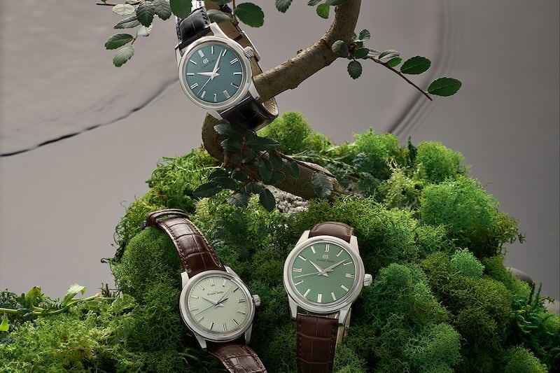 New Grand Seiko Green Watch Exclusive Reflects on Nature