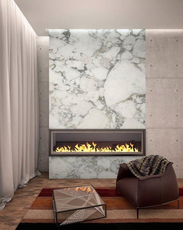 granite marble electric fireplace surround 